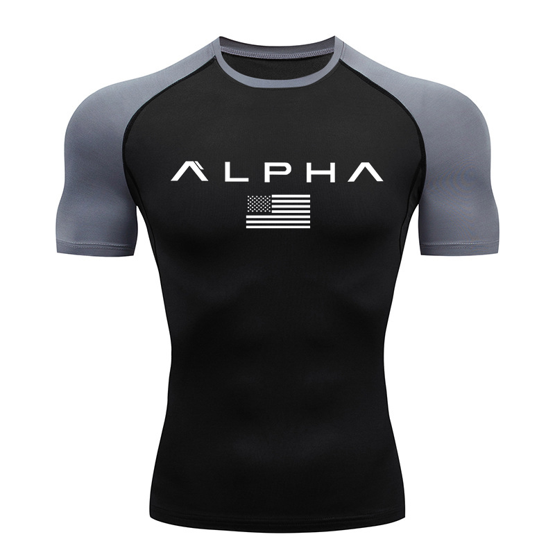 قمصان ضاغطة بأكمام قصيرة مطبوع - مراجعة T Shirt Dry Fit وسعره