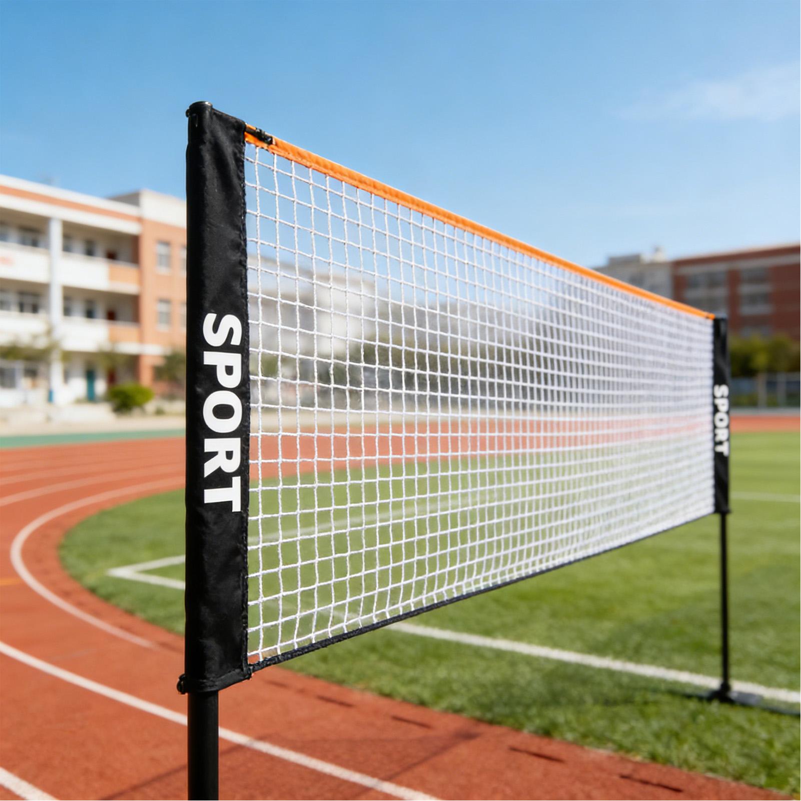 شبكة كرة طائرة محمولة مقاومة ل - مراجعة Badminton Kids وسعره