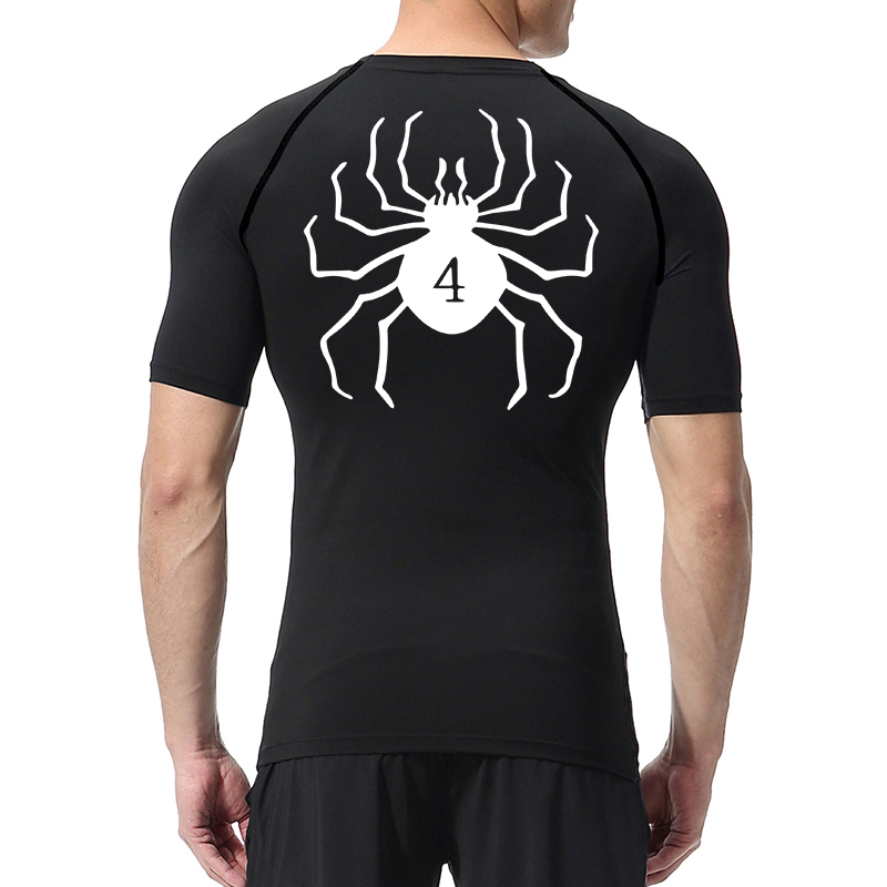 قمصان ضغط مطبوعة على شكل عنكبو - مراجعة T Shirt Dry Fit وسعره